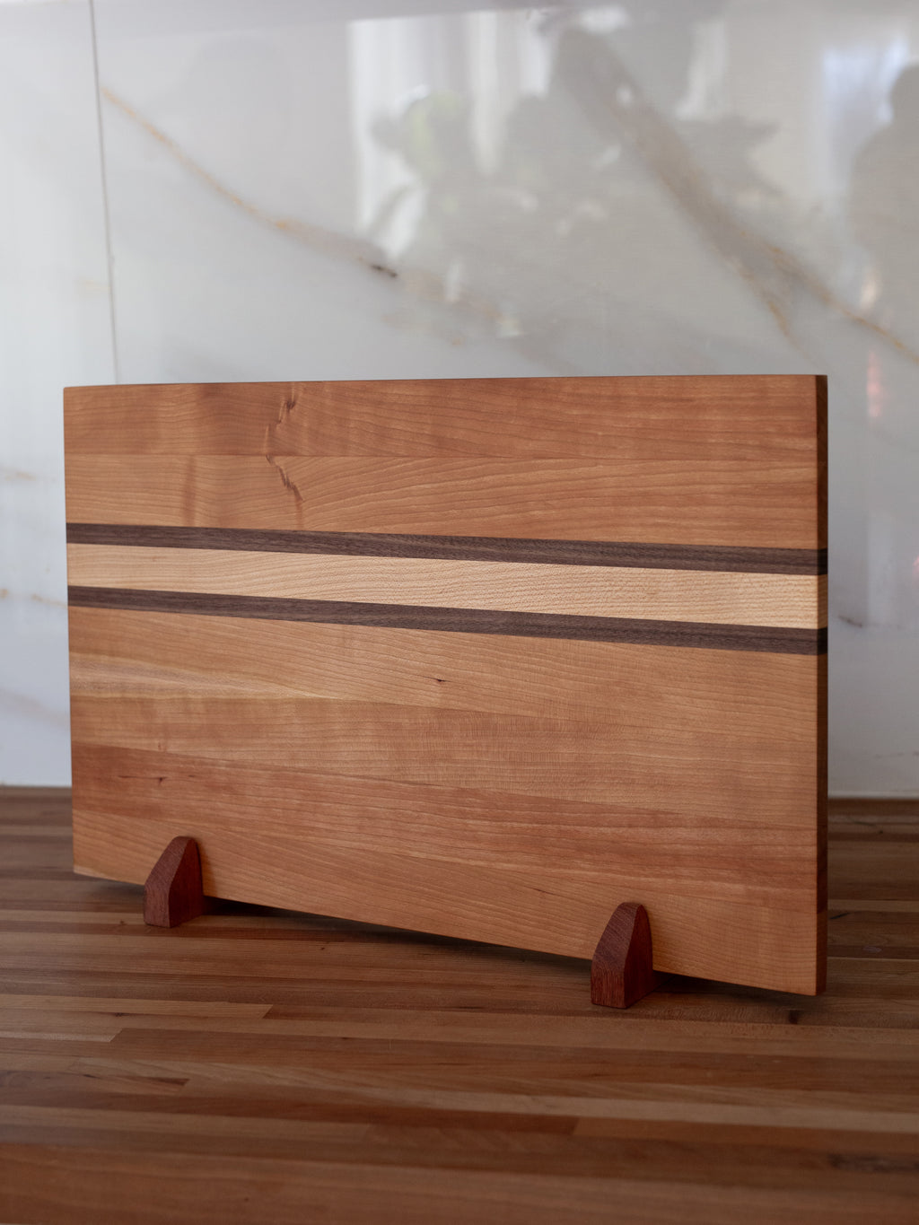 Cutting Board - Cherry Edge-grain w/ Stripes