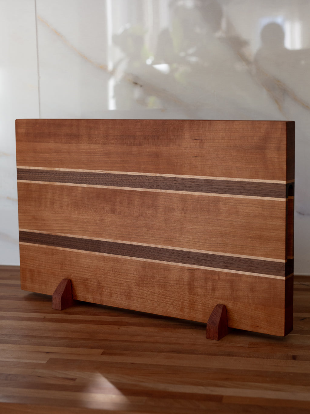 Cutting Board - Cherry Edge-grain w/ Stripes