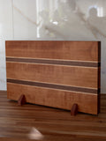 Cutting Board - Cherry Edge-grain w/ Stripes
