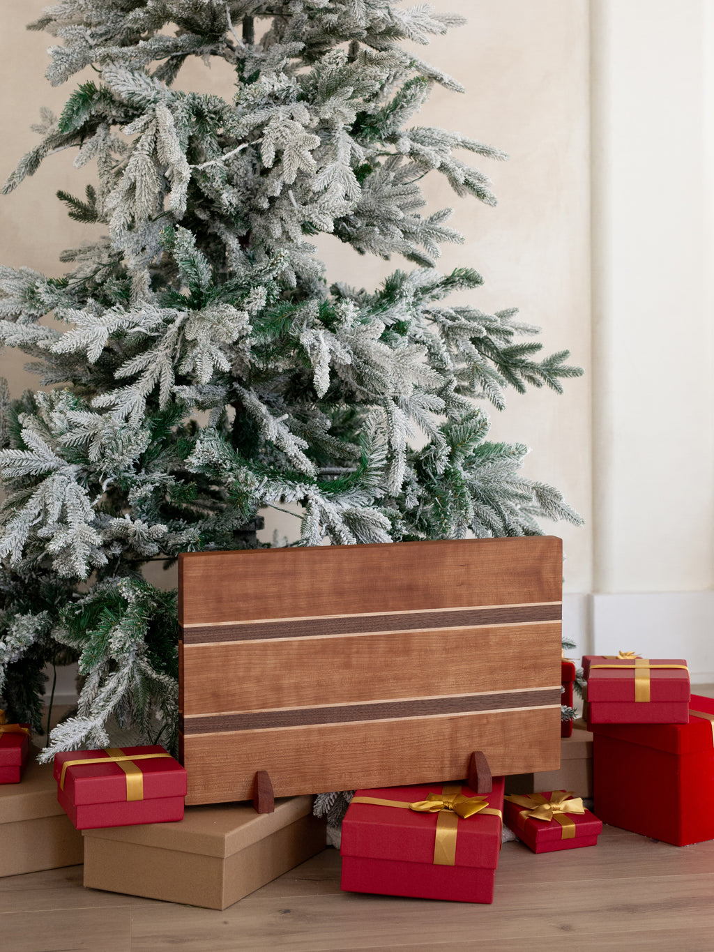 Cutting Board - Cherry Edge-grain w/ Stripes